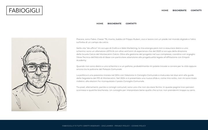 Screenshot of fabiogigli.it