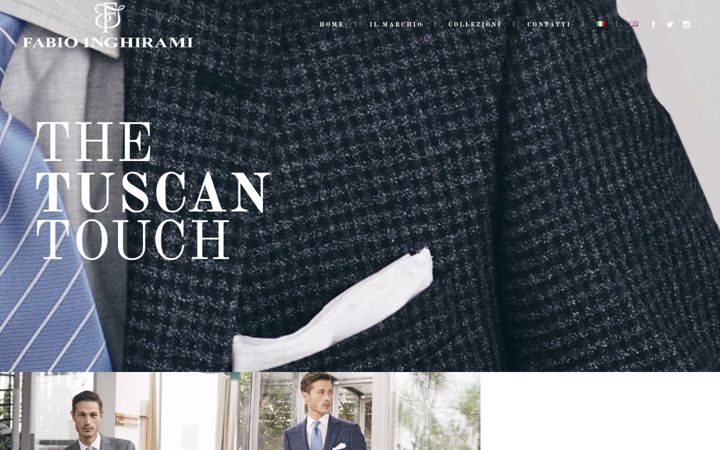 Screenshot of fabioinghirami.com