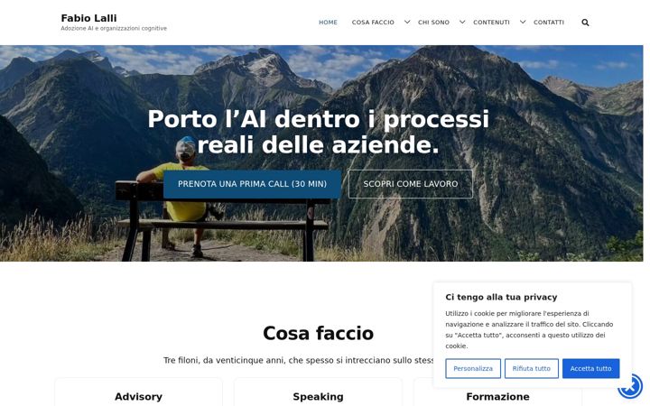 Screenshot of fabiolalli.com