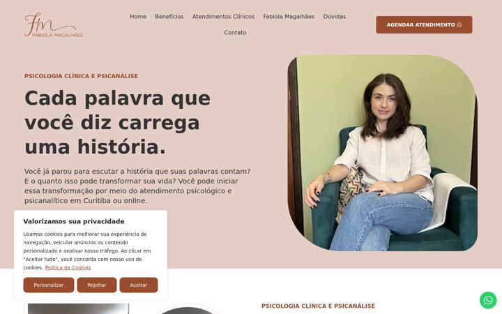 Screenshot of fabiolamagalhaes.com.br