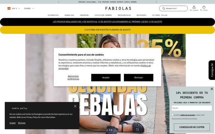 Screenshot of fabiolas.es
