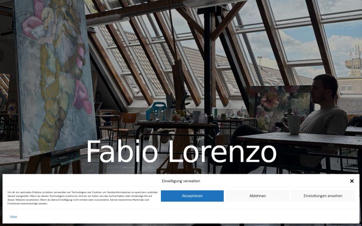 Screenshot of fabiolorenzo.de