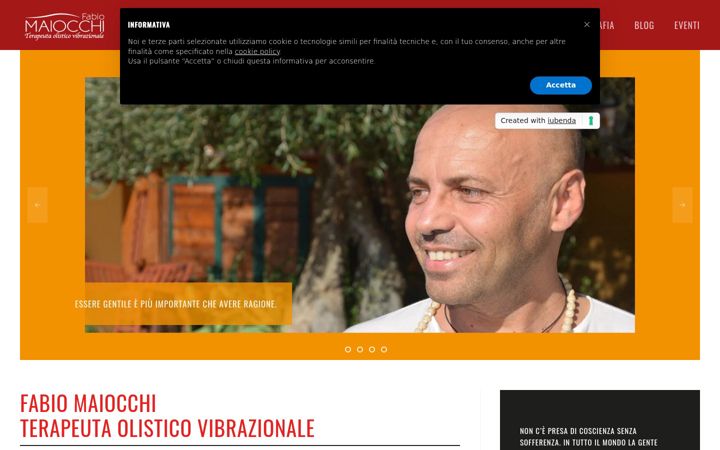 Screenshot of fabiomaiocchi.it