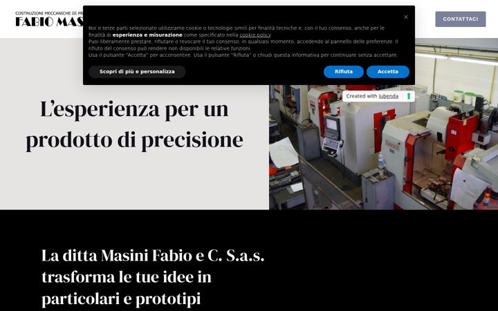 Screenshot of fabiomasini.it