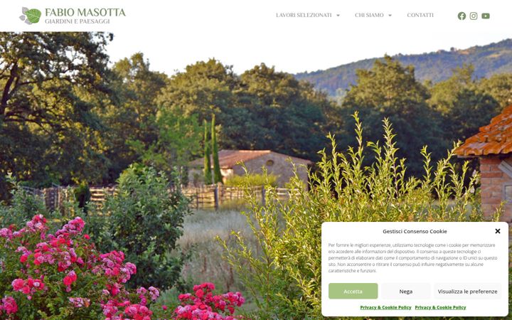 Screenshot of fabiomasottalandscape.it