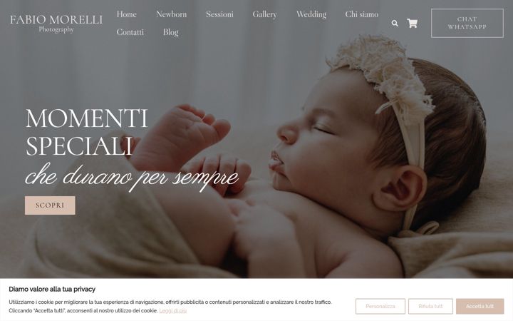 Screenshot of fabiomorelli.com