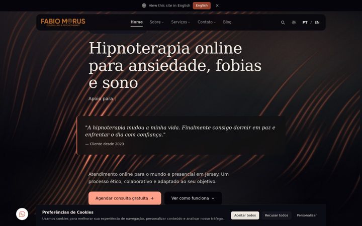 Screenshot of fabiomorus.com