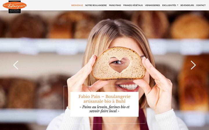 Screenshot of fabiopain.fr