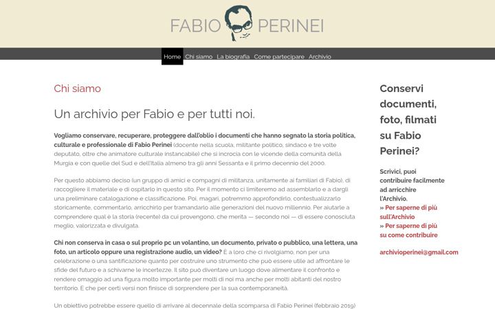 Screenshot ta' fabioperinei.it