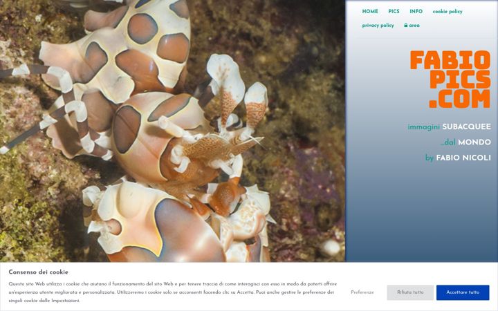 Screenshot of fabiopics.com