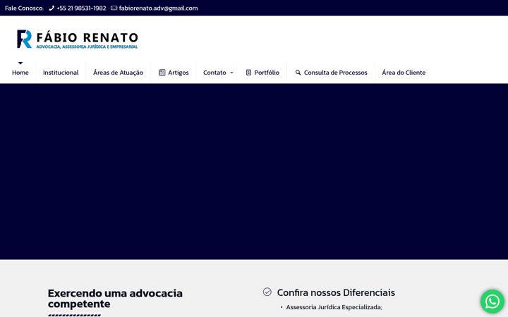 Screenshot of fabiorenato.adv.br