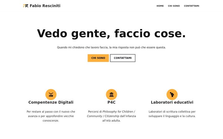 Screenshot of fabioresciniti.it