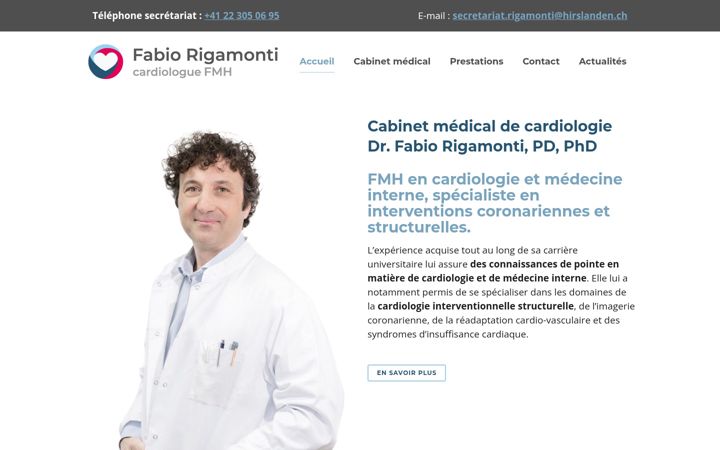 Screenshot of fabiorigamonti.ch
