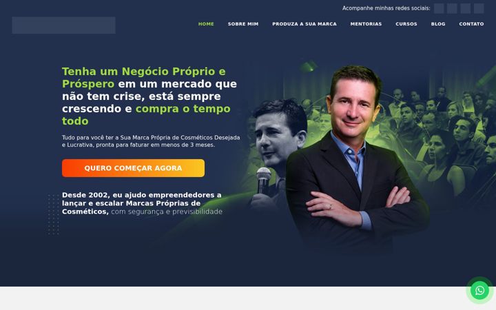 Snímek obrazovky fabiosacheto.com.br