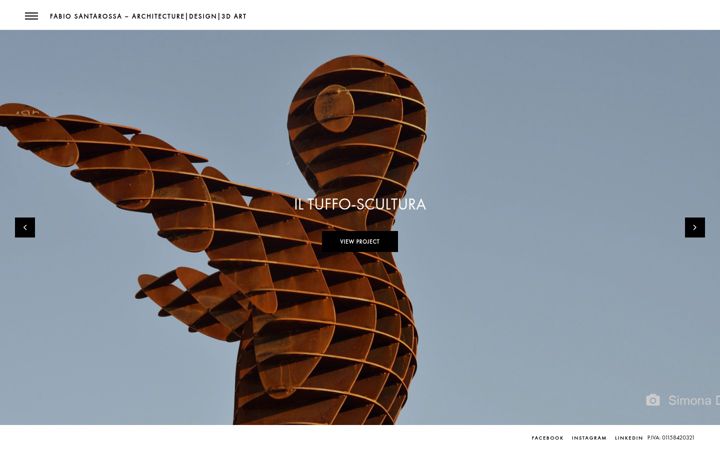 Screenshot ta' fabiosantarossa.it
