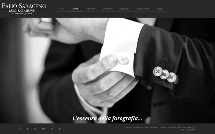 Screenshot of fabiosaraceno.com