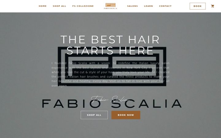 Screenshot of fabioscalia.com