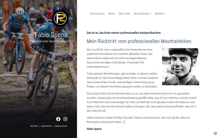 Screenshot of fabiospena.com