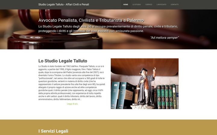 Screenshot of fabiotallutoavvocato.it