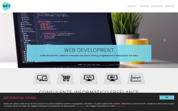 Screenshot of fabiotessitore.com