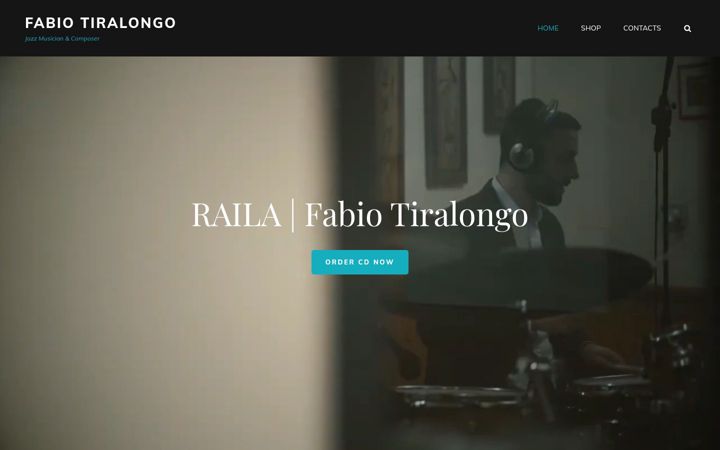 Screenshot of fabiotiralongo.com