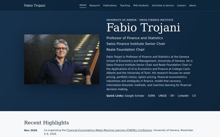 Screenshot of fabiotrojani.com