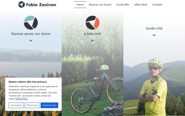 Screenshot of fabiozanivan.it