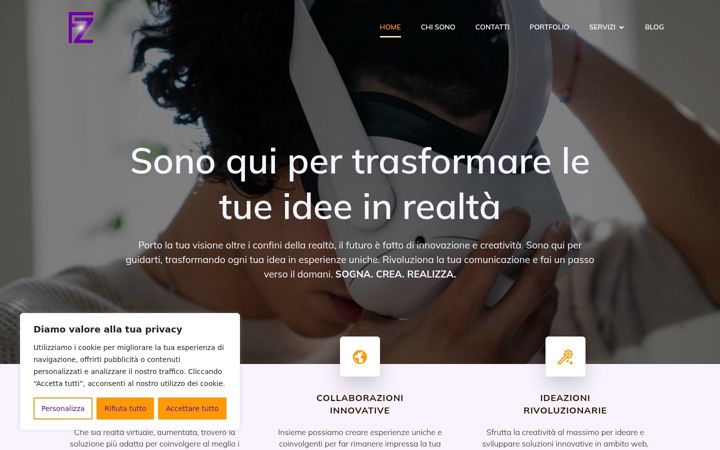 Screenshot of fabiozoplab.com
