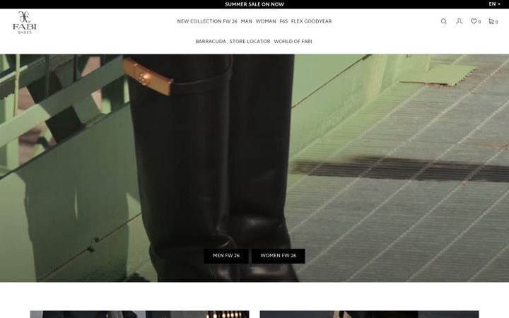 Screenshot of fabishoes.it