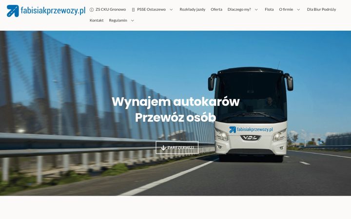 Screenshot of fabisiakprzewozy.pl