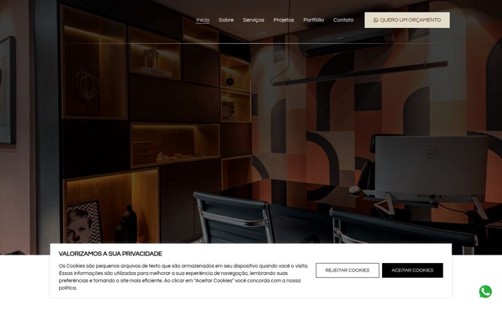 Screenshot of fabistudioarqdesign.com.br