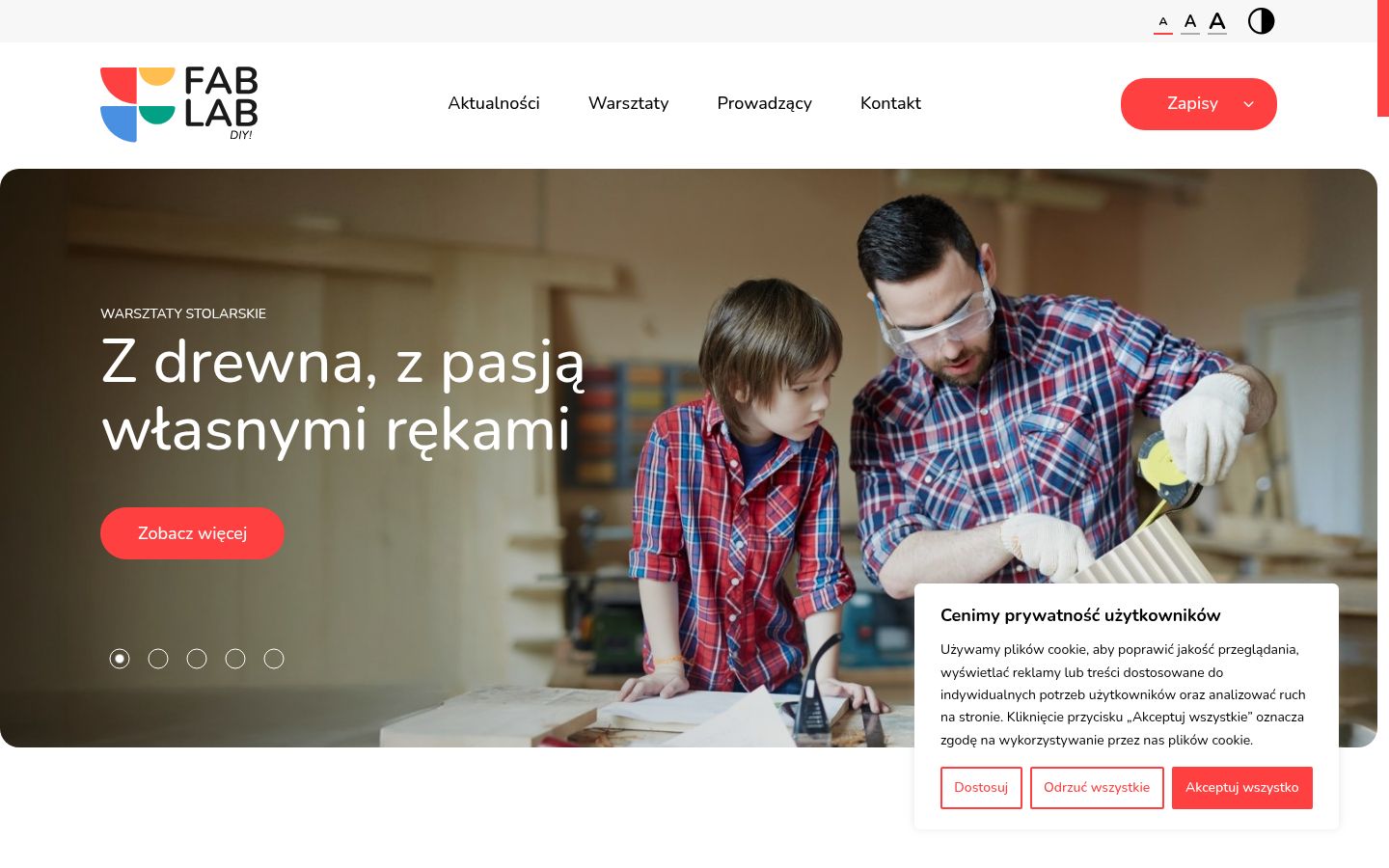 Ekrānuzņēmums ar piekrišanas baneri, kas tika rādīts pirms jebkādas mijiedarbības