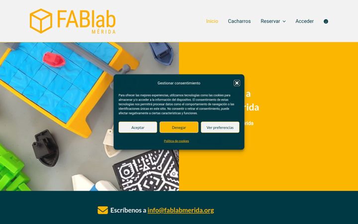 Screenshot of fablabmerida.org