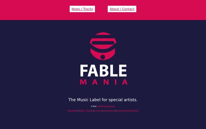 Screenshot of fable-mania.com