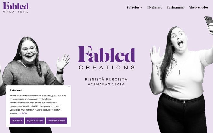 Screenshot of fabled.fi
