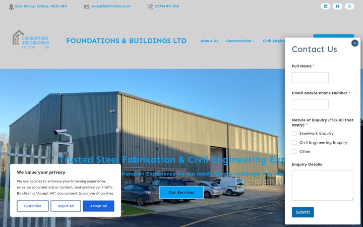 Screenshot of fablimited.co.uk