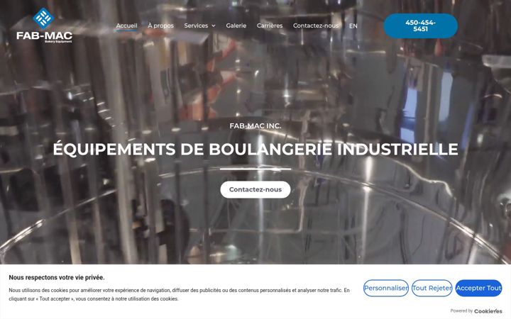 Screenshot of fabmacinc.com