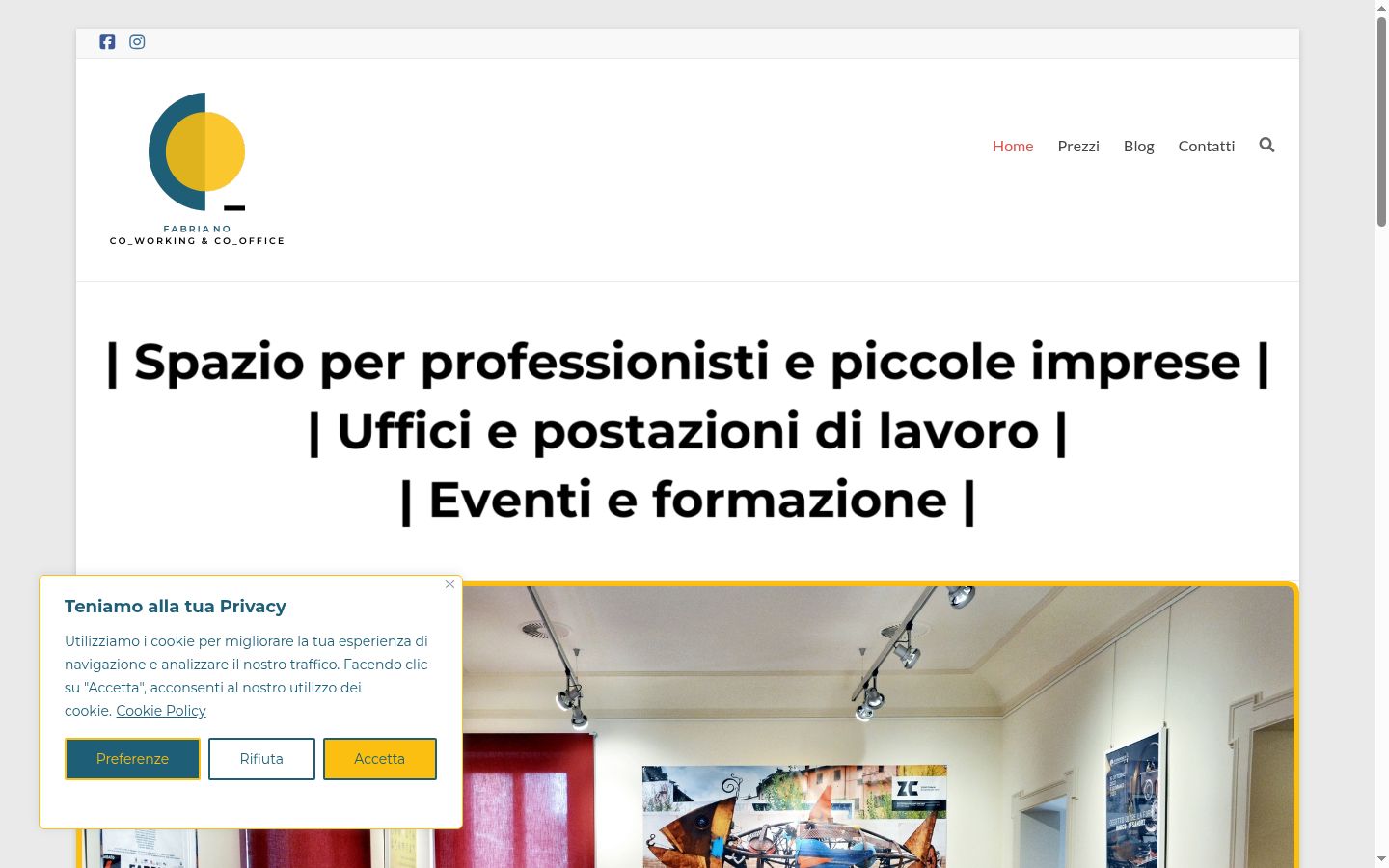 Screenshot tal-banner tal-kunsens muri qabel kwalunkwe interazzjoni
