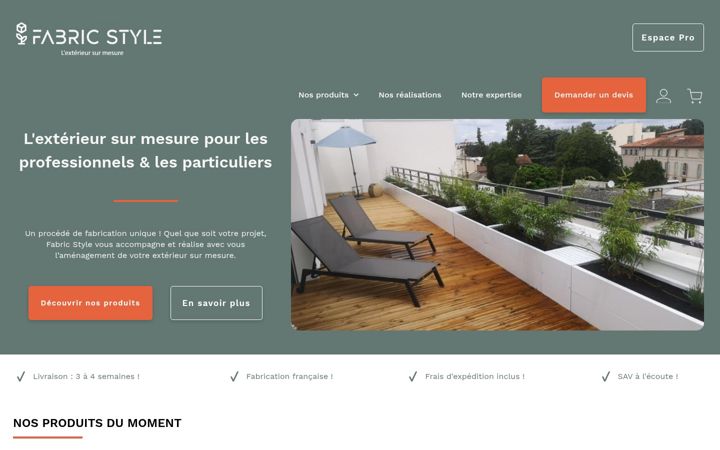 Screenshot of fabric-style.fr