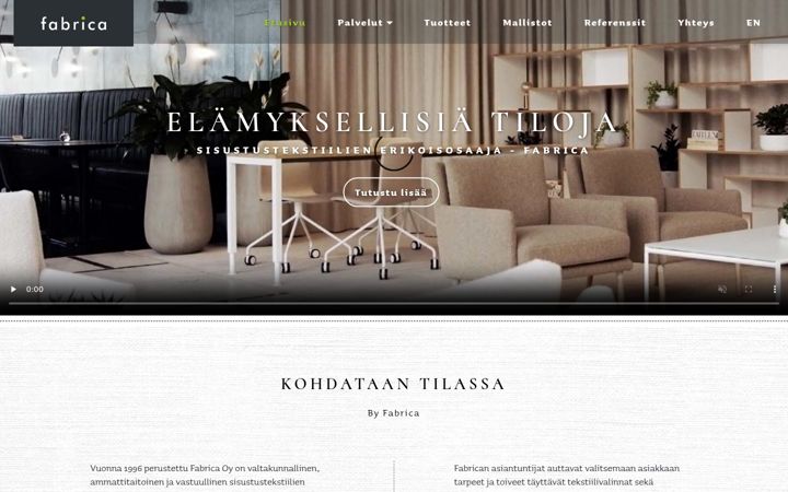 Skärmbild av fabrica.fi
