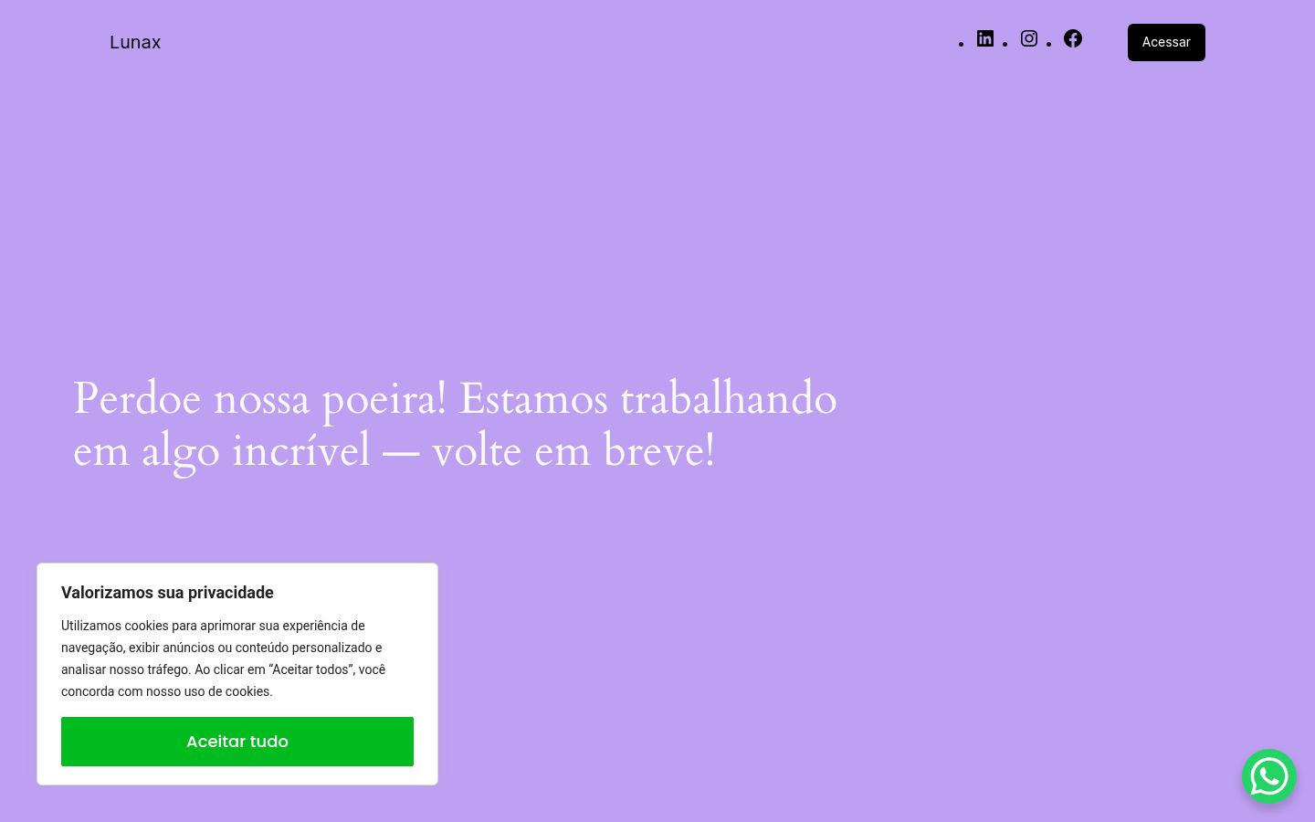 Screenshot tal-banner tal-kunsens muri qabel kwalunkwe interazzjoni