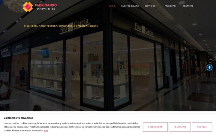 Screenshot του fabricandoproyectos.es