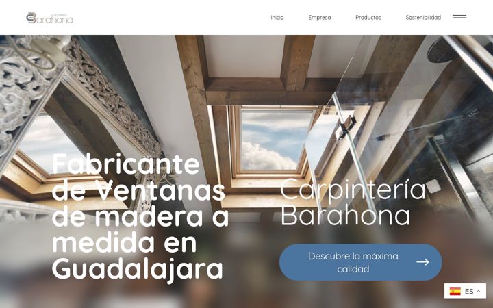 Captura de pantalla de fabricantedeventanas.es