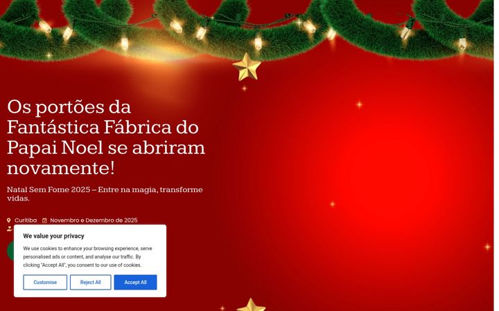 Snímek obrazovky fabricapapainoel.com.br