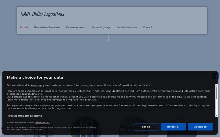 Screenshot of fabrication-legoutteuxdidier.fr