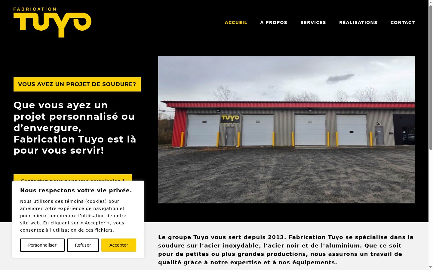 Screenshot tal-banner tal-kunsens muri qabel kwalunkwe interazzjoni
