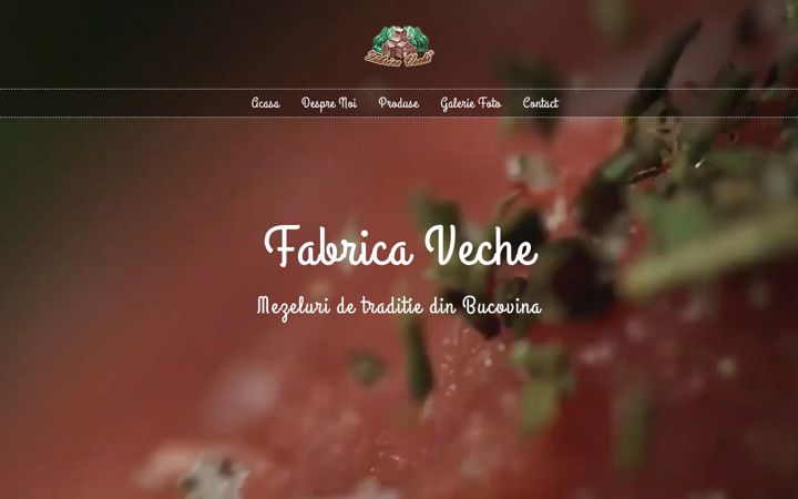 Snímek obrazovky fabricaveche.ro