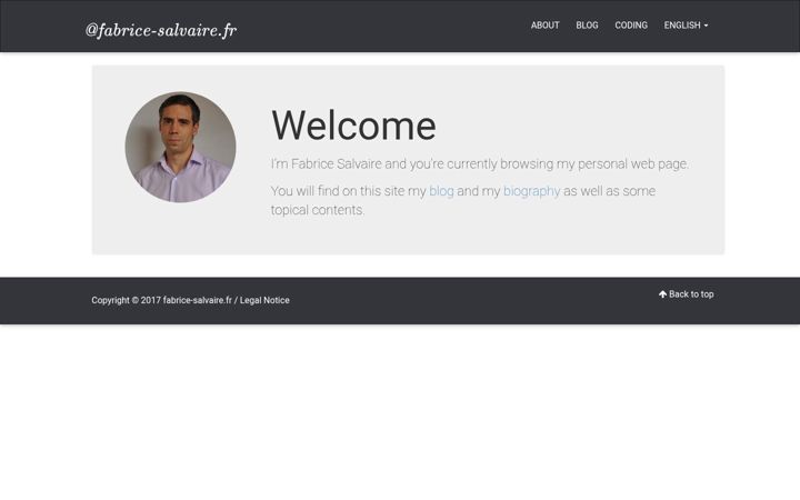 Screenshot of fabrice-salvaire.fr