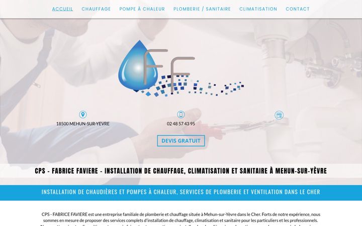 Screenshot of fabricefaviere.fr