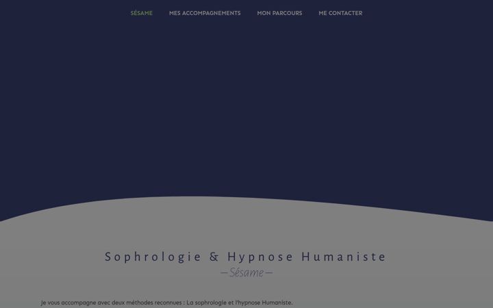 Screenshot of fabricehubert-sesame.fr